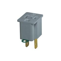 Leviton&reg; 2-Wire to U-Grounded Adapter